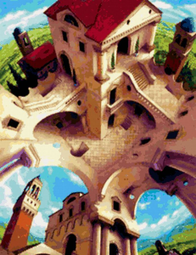 Замок - строение, иллюзия, замок - предпросмотр