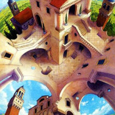 Схема вышивки «Замок»