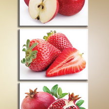 Схема вышивки «Триптих (на кухню)»