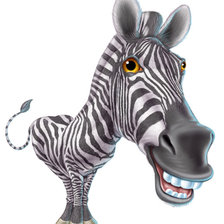 Схема вышивки «зебра»