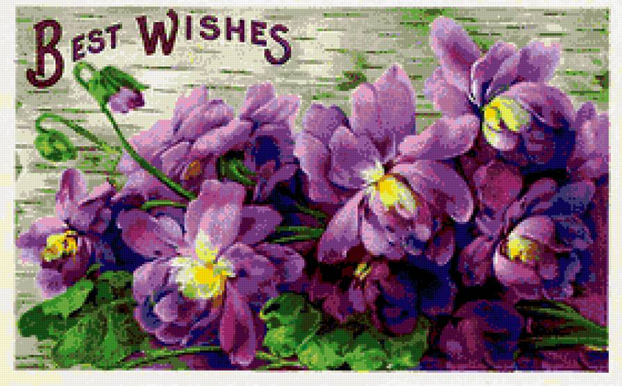 цветы - винтаж - предпросмотр