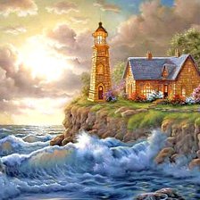 Схема вышивки «Морской пейзаж»