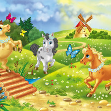 Схема вышивки «лошадки»