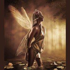 Схема вышивки «фея»