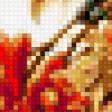 Предпросмотр схемы вышивки «птица и цветы» (№253712)
