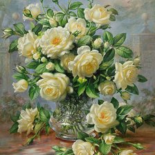 Схема вышивки «розы»