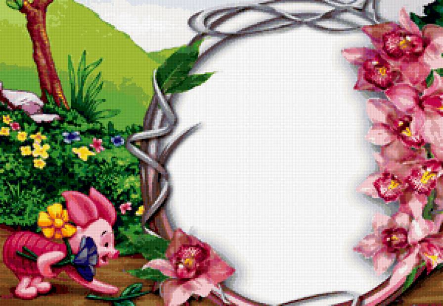 фоторамка - фоторамка, мультики, детям, винни пух - предпросмотр