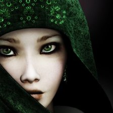 Схема вышивки «Girl»