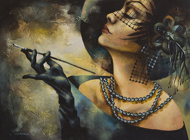 ЛЮБИ КАЖДЫЙ СВОЙ МИГ... - незнакомая, взгляд, женщина, дама в шляпе, красота, неизвестная - оригинал