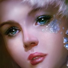 Схема вышивки «Взгляд»