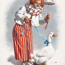 Схема вышивки «клоун2»