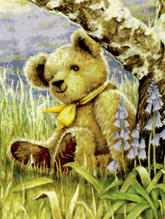 Из жизни мишек - детские картинки, животные, картины, игрушки - предпросмотр