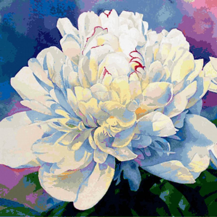 Подушка "Пион" - пионы, цветы, подушка - предпросмотр