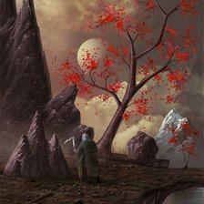 Схема вышивки «дерево»