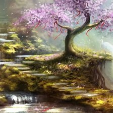 Схема вышивки «дерево»