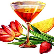 Схема вышивки «Пьяная вишня»