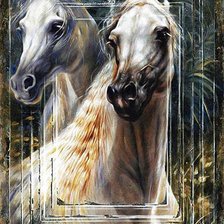 Схема вышивки «ДИПТИХ   "Две мелодии"»