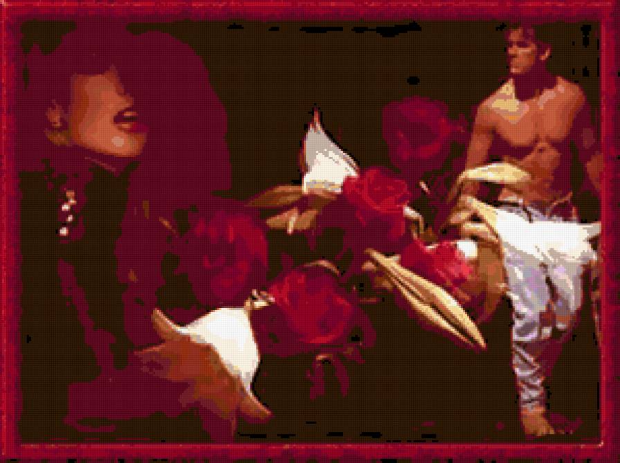 №254722 - влюбленные, пара, он и она - предпросмотр