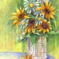 Схема вышивки «цветы»