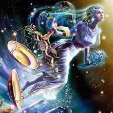 Схема вышивки «весы»