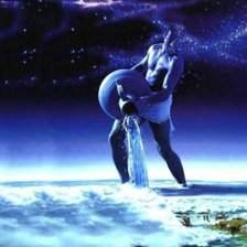 Схема вышивки «водолей»