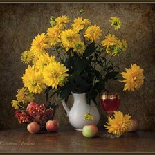 Схема вышивки «август»