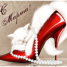 Схема вышивки «с 8 марта»