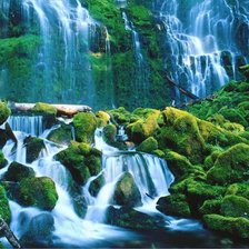 Схема вышивки «водопад»