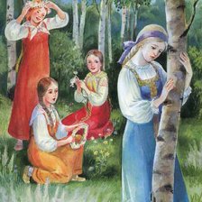 Схема вышивки «ДЕВУШКИ»