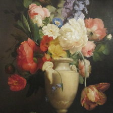 Схема вышивки «Букет Музей Лион cut dms»