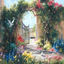 Схема вышивки «Серия "Пейзажи"»