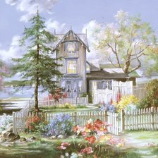 Схема вышивки «Серия "Пейзажи"»