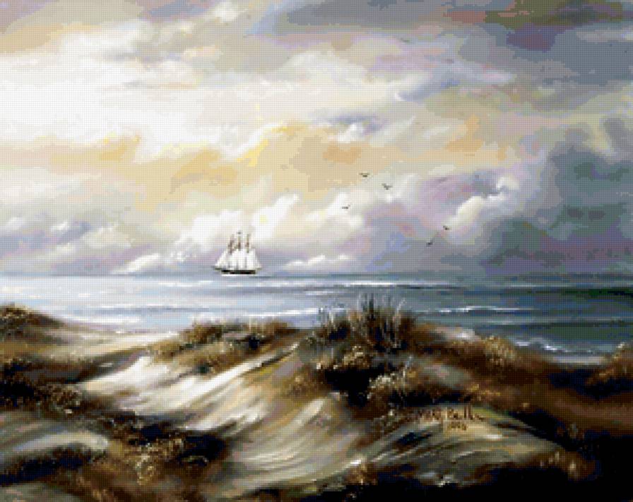 Серия "Пейзажи" - море, корабли, пейзаж - предпросмотр