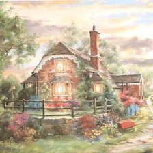 Схема вышивки «Серия "Пейзажи"»