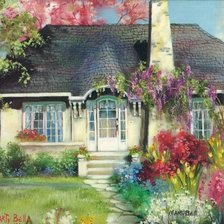 Схема вышивки «Серия "Пейзажи"»