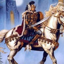 Схема вышивки «ПРИНЦ НА БЕЛОМ КОНЕ»