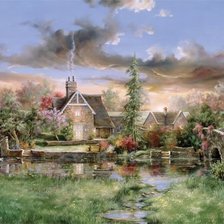 Схема вышивки «Серия "Пейзажи"»