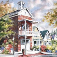 Схема вышивки «Серия "Пейзажи"»