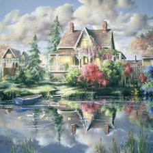 Схема вышивки «Серия "Пейзажи"»