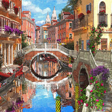 Схема вышивки «венеция»