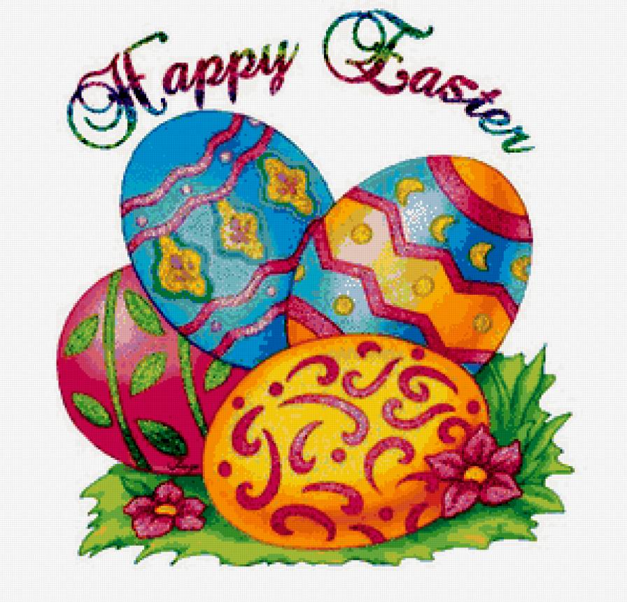 Пасха - цветы, пасха - предпросмотр