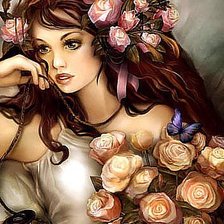 Схема вышивки «ЖЕНСКИЙ ОБРАЗ»