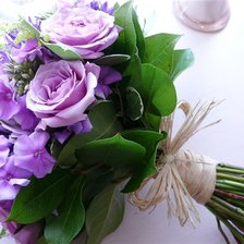 Схема вышивки «фиолетовый букет»