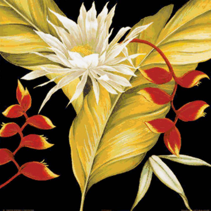 Узор для подушки - цветы, узор, подушка - предпросмотр