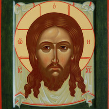 Схема вышивки «Спас Нерукотворный»