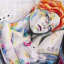 Схема вышивки «шикарный арт»