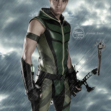 Схема вышивки «Зеленая стрела»