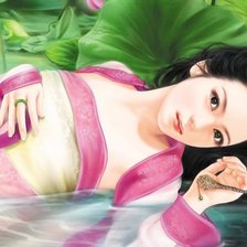 Схема вышивки «Восточная красавица»