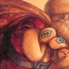 Схема вышивки «Дед Мороз»