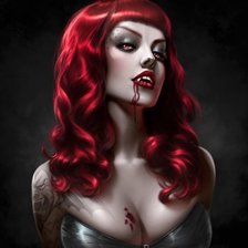 Девушка - вампир